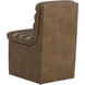 Norm Copley Cognac Wheeled Dining Chair
